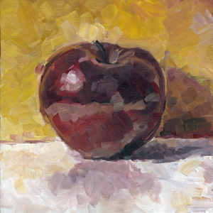 red apple