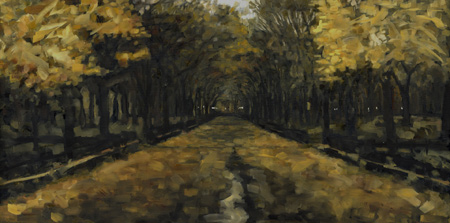 the mall in autumn