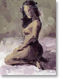 seated nude #9