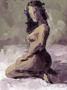 seated nude #9