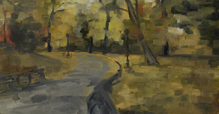 pathway in central park