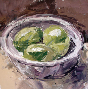 bowl of limes