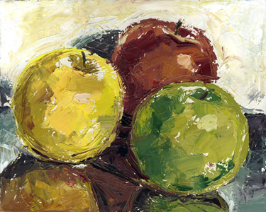 three apples